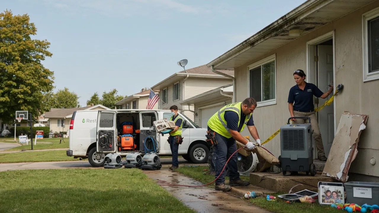 Water Damage Restoration in Burnham, PA near me